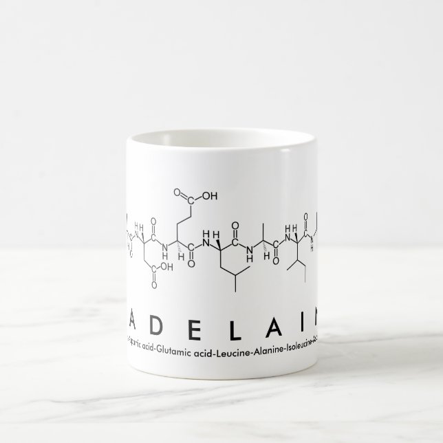 Madelaine peptide name mug (Center)