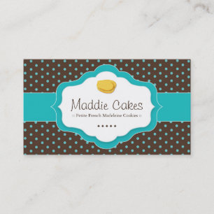 Madeleine Cookies Business Cards