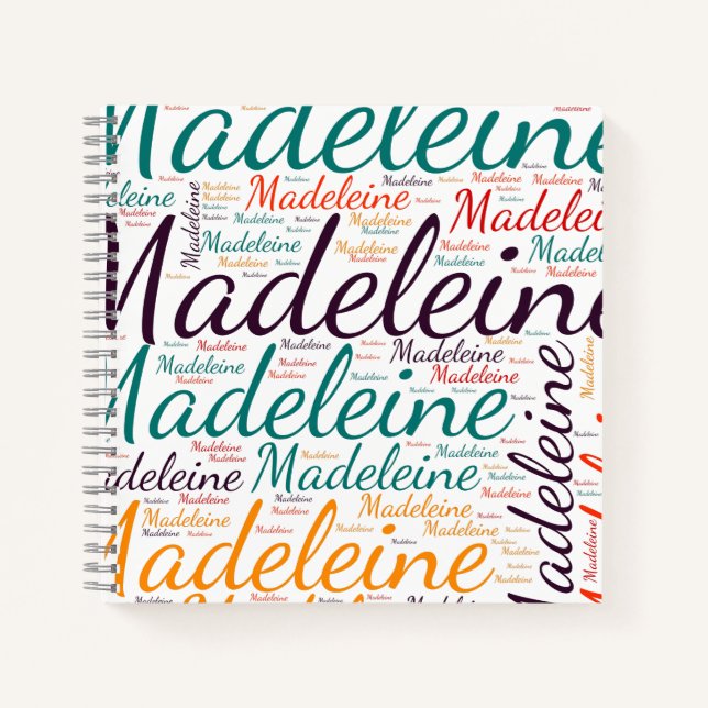 Madeleine Notebook (Front)