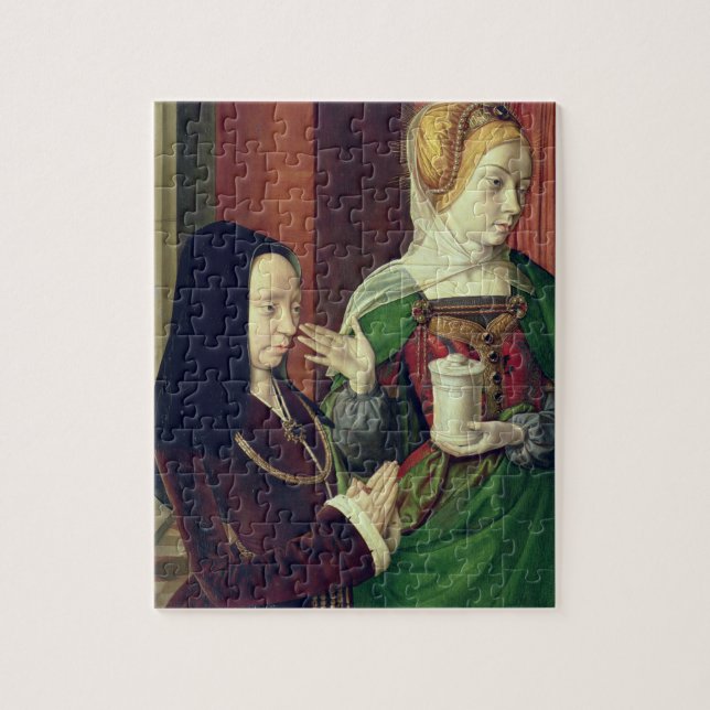 Madeleine of Bourgogne presented by St. Mary Magda Jigsaw Puzzle (Vertical)