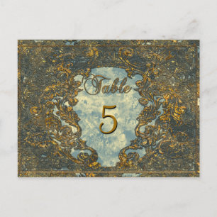 Madelina Grace  Victorian Table Number Card