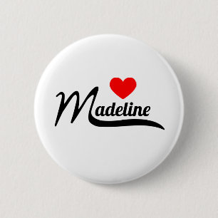 Madeline 6 Cm Round Badge
