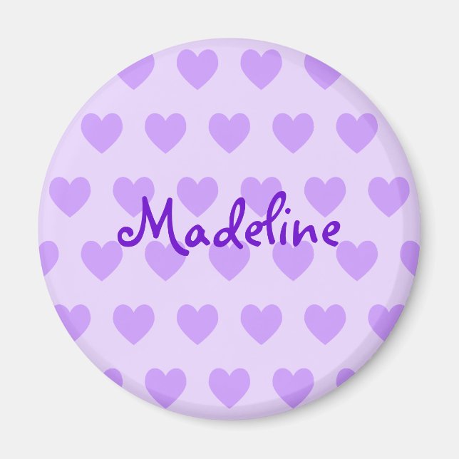 Madeline in Purple Magnet (Front)