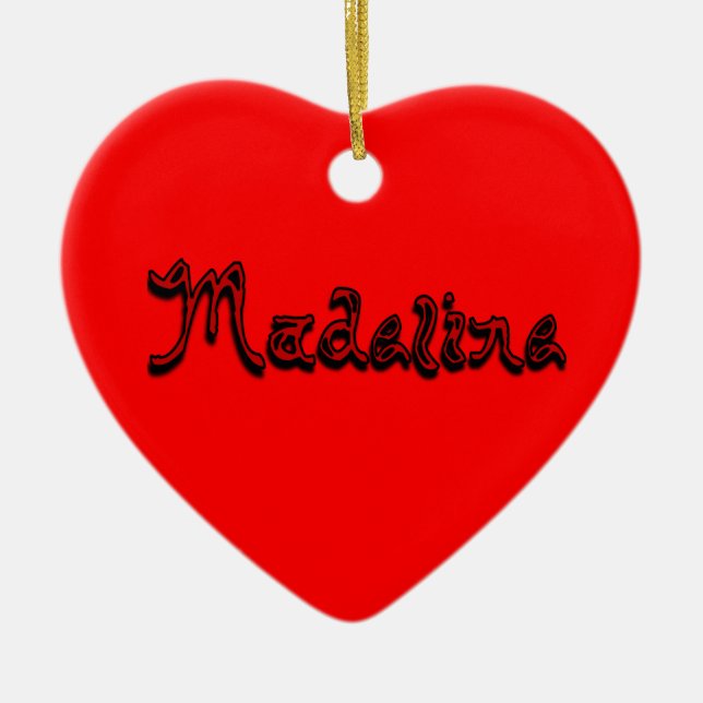 Madeline Ornament (Front)