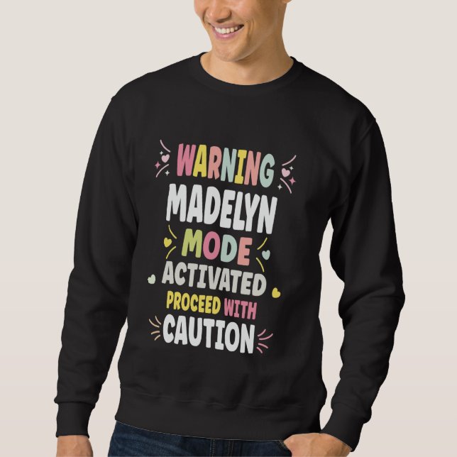 MADELYN Personalised Women's Gift Custom MADELYN Sweatshirt (Front)
