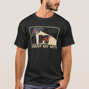 Mademark x MTV MTV in Space UFO beam I want my MTV T-Shirt