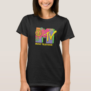 Mademark x MTV - The official MTV Logo with peace  T-Shirt