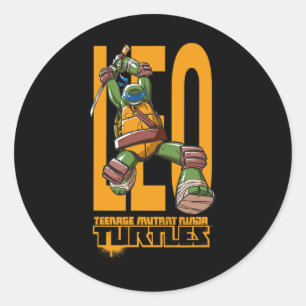 Mademark X - - Original Tmnt New Leonardo  Classic Round Sticker