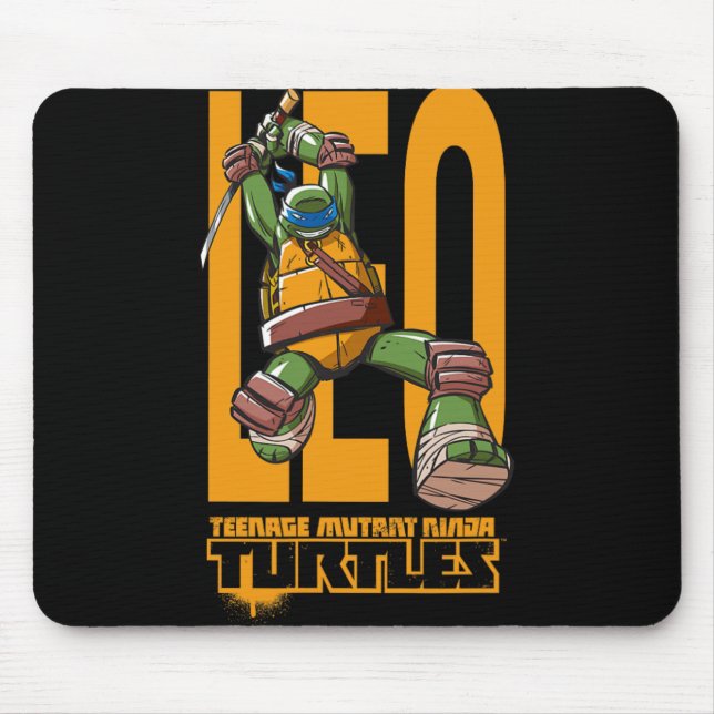 Mademark X - - Original Tmnt New Leonardo  Mouse Pad (Front)