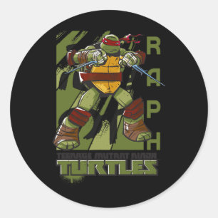 Mademark X - - Original Tmnt New Raphael  Classic Round Sticker