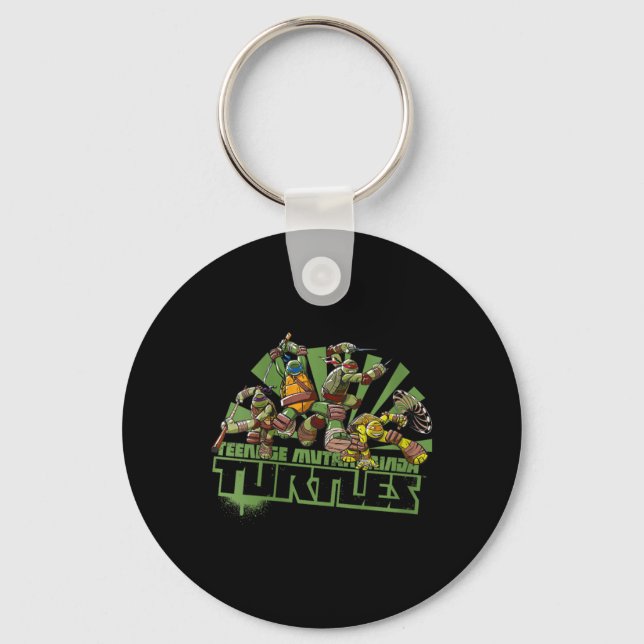 Mademark X - Womens - Original Tmnt New Series Tea Key Ring (Front)