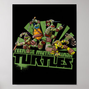 Mademark X - Womens - Original Tmnt New Series Tea Poster
