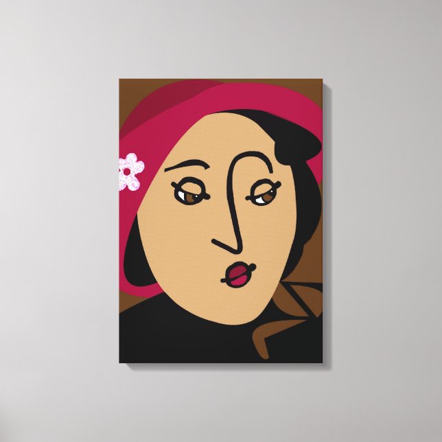 Mademoiselle Canvas Print (Front)