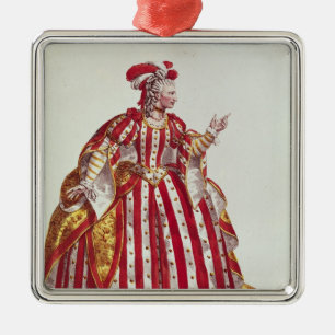 Mademoiselle Dumesnil in the Role of Metal Tree Decoration