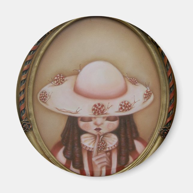 Mademoisielle Escargot - magnet (Front)