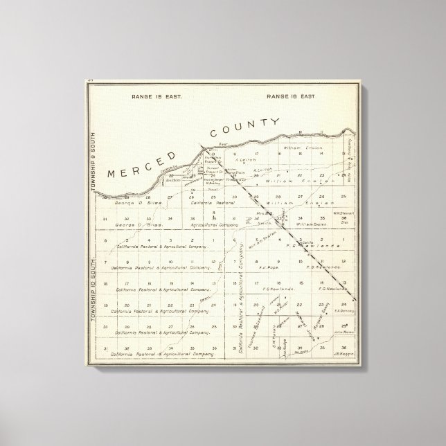 Madera County, California 2 Canvas Print (Front)