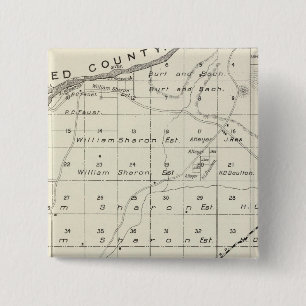 Madera County, California 5 15 Cm Square Badge
