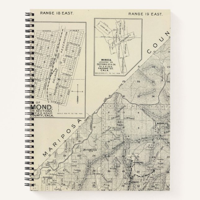 Madera County, California Notebook (Front)