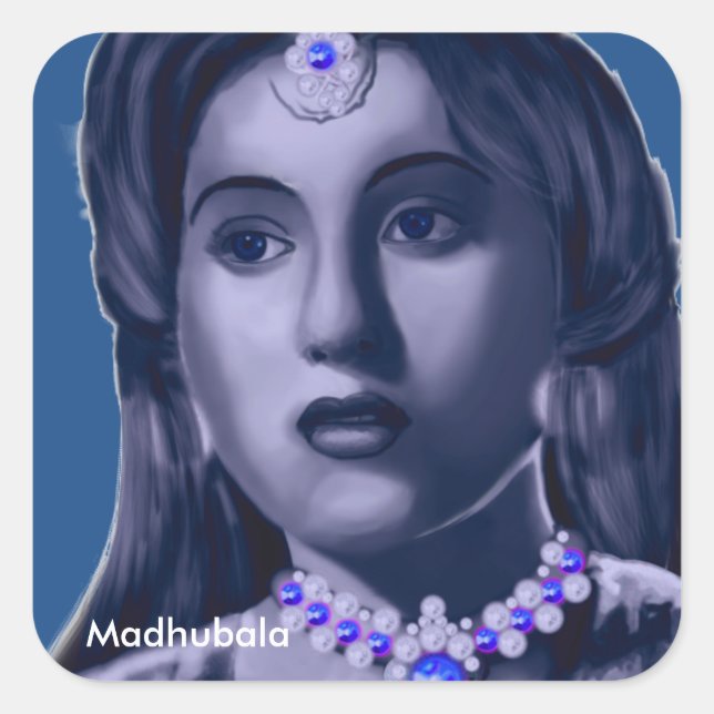 Madhubala Square Sticker (Front)