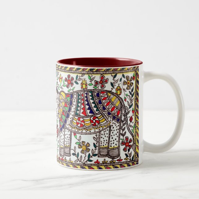 Madhubani Inspired Tea Mug (Right)