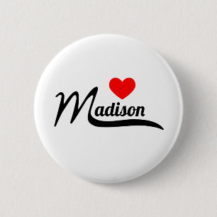 Madison 6 Cm Round Badge
