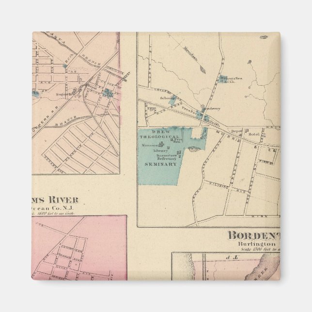 Madison, Bordentown, NJ Magnet (Front)