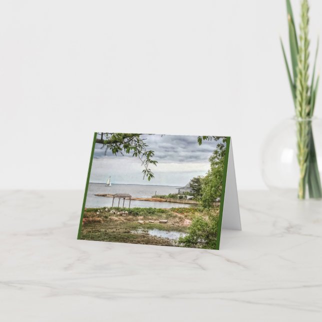 Madison, Connecticut. Seaview Beach. Thank You Car Card (Front)