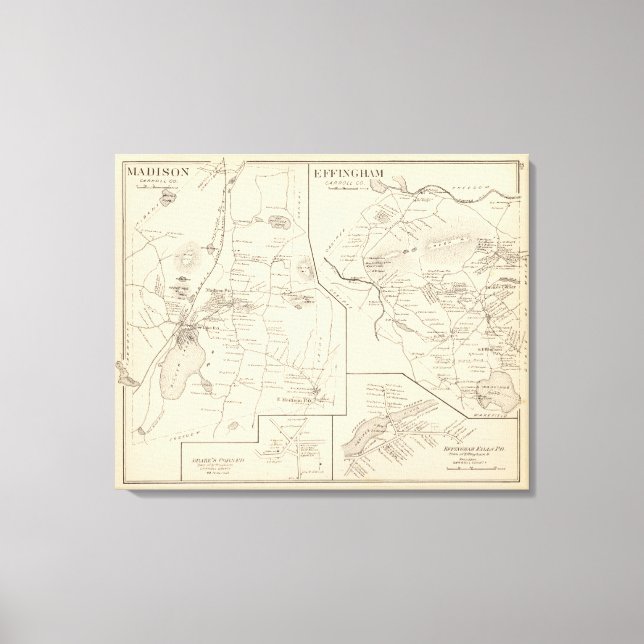 Madison, Effingham Canvas Print (Front)
