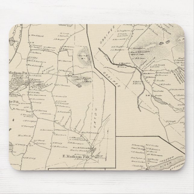 Madison, Effingham Mouse Pad (Front)