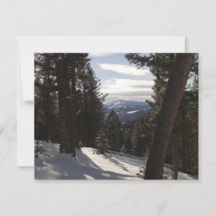 Madison Mountains in Winter in Montana