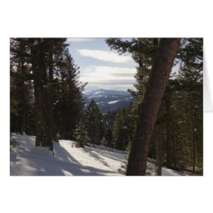 Madison Mountains in Winter in Montana