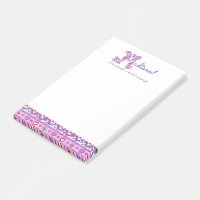 Madison personalised M name meaning post it notes