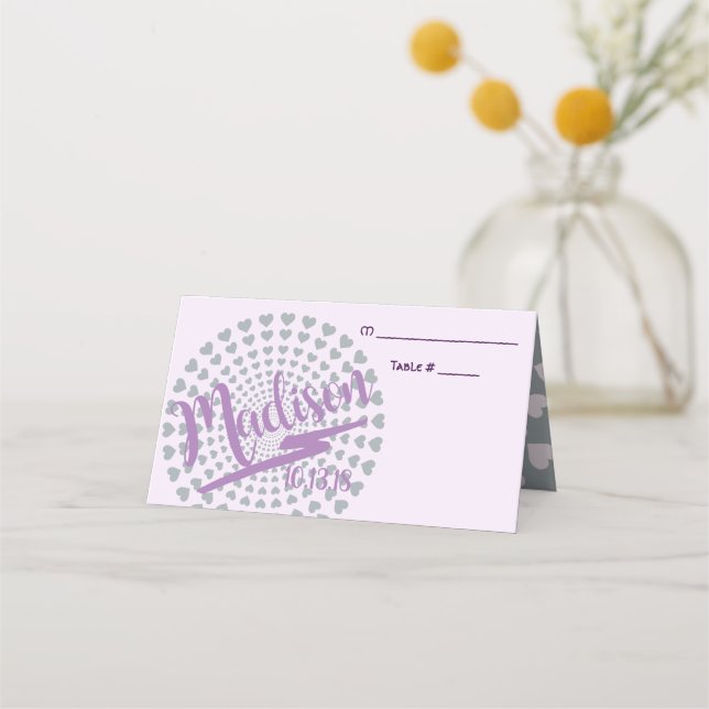 MADISON"S Bat Mitzvah Seating Card (Front)