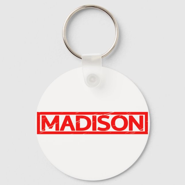 Madison Stamp Key Ring (Front)