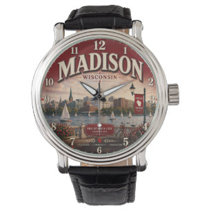 Madison Wisconsin college town gift Watch