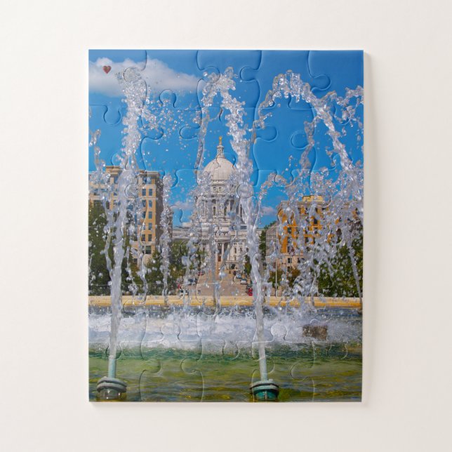 Madison Wisconsin Jigsaw Puzzle (Vertical)