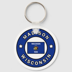 Madison Wisconsin Key Ring