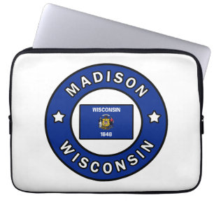 Madison Wisconsin Laptop Sleeve