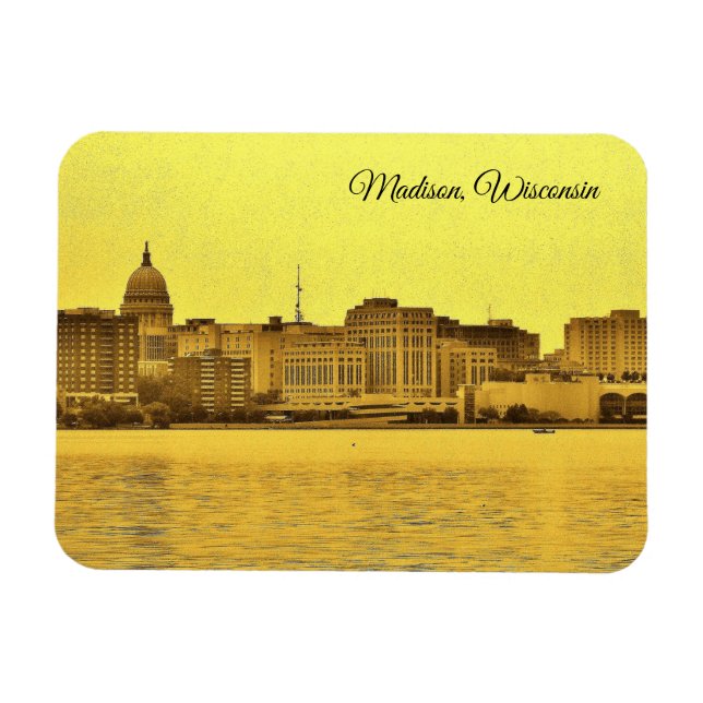 Madison, Wisconsin Magnet (Horizontal)