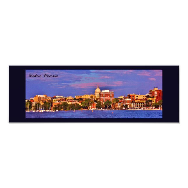 Madison, Wisconsin Photo Print (Front)
