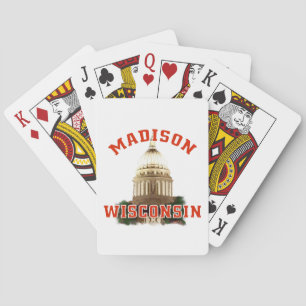 Madison,Wisconsin Playing Cards