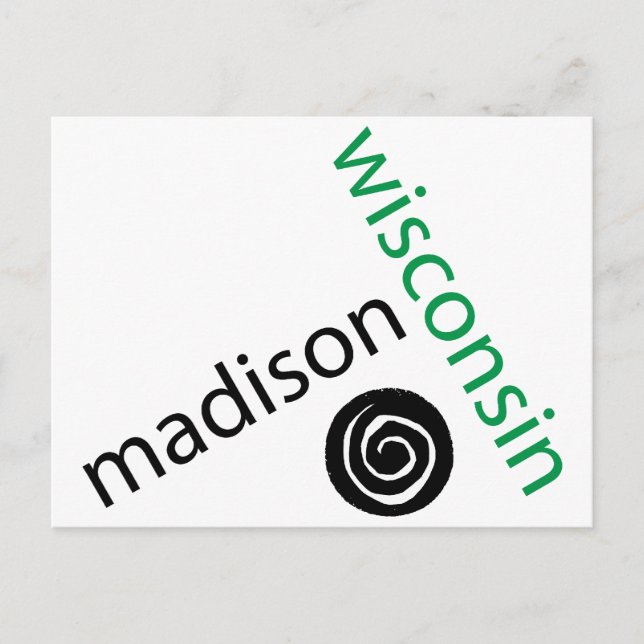Madison Wisconsin Postcard (Front)
