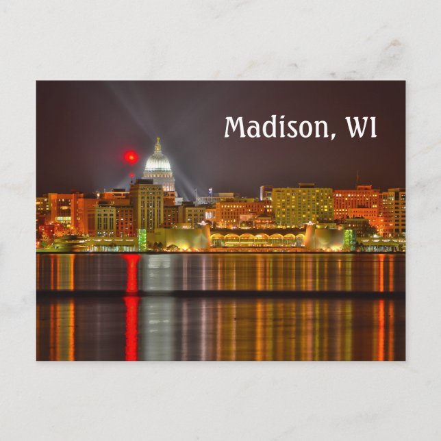 Madison, Wisconsin Postcard (Front)