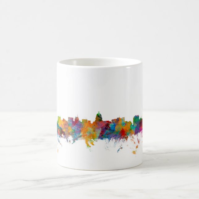 Madison Wisconsin Skyline Coffee Mug (Center)