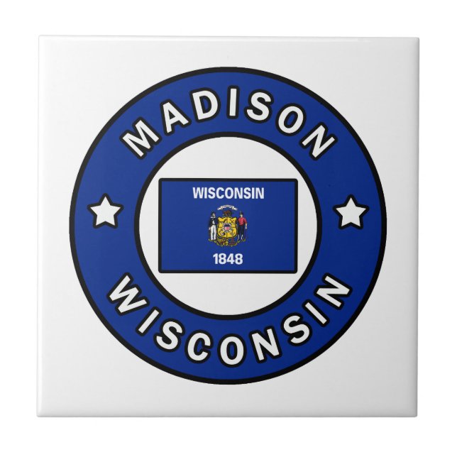 Madison Wisconsin Tile (Front)
