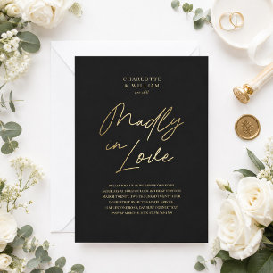 Madly in Love Vow Renewal Invitation