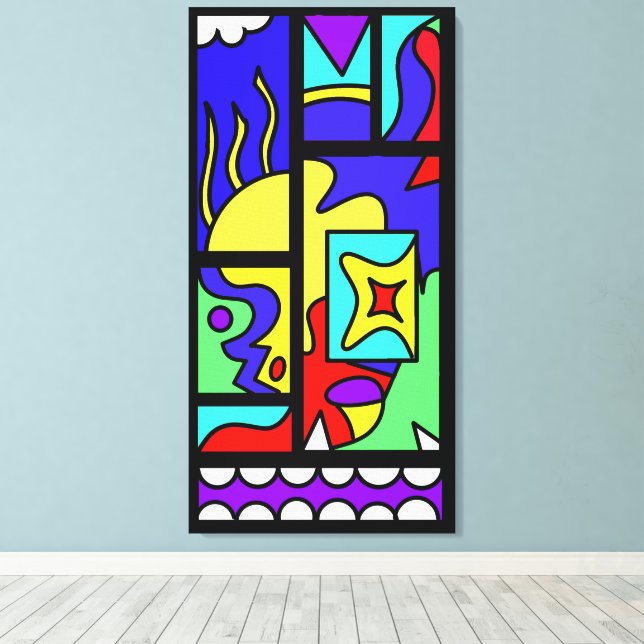 Madman  canvas print (Insitu(Wood Floor))