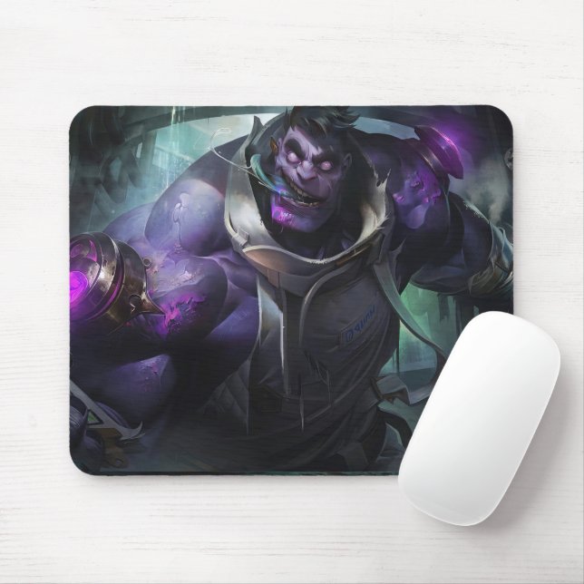 Madman Gaming Mousepad | Power Lifter Themed Art (With Mouse)