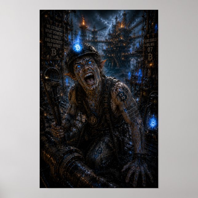 Madness / Miner / Oil Rig Poster (Front)
