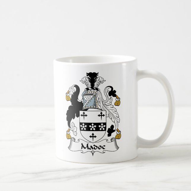 Madoc Family Crest Coffee Mug (Right)